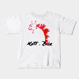 Kattzilla logo Kids T-Shirt